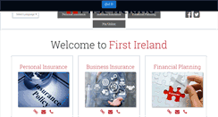 Desktop Screenshot of firstireland.ie